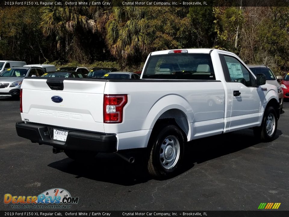 2019 Ford F150 XL Regular Cab Oxford White / Earth Gray Photo #5