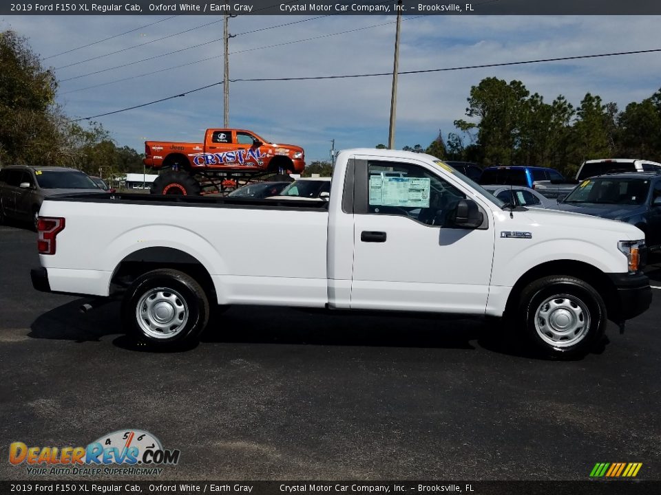 2019 Ford F150 XL Regular Cab Oxford White / Earth Gray Photo #6