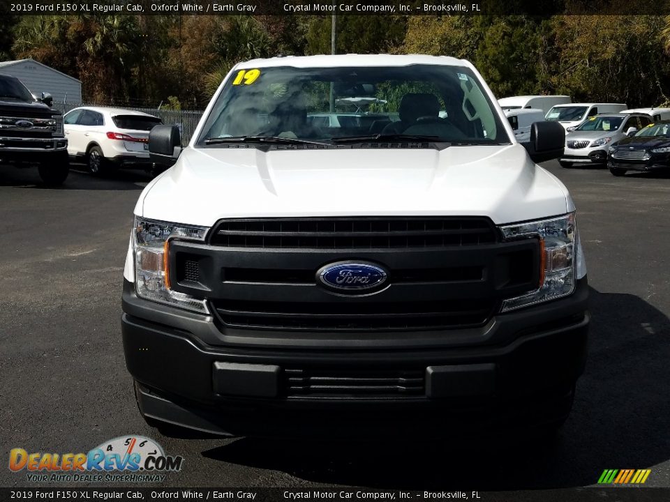 2019 Ford F150 XL Regular Cab Oxford White / Earth Gray Photo #8