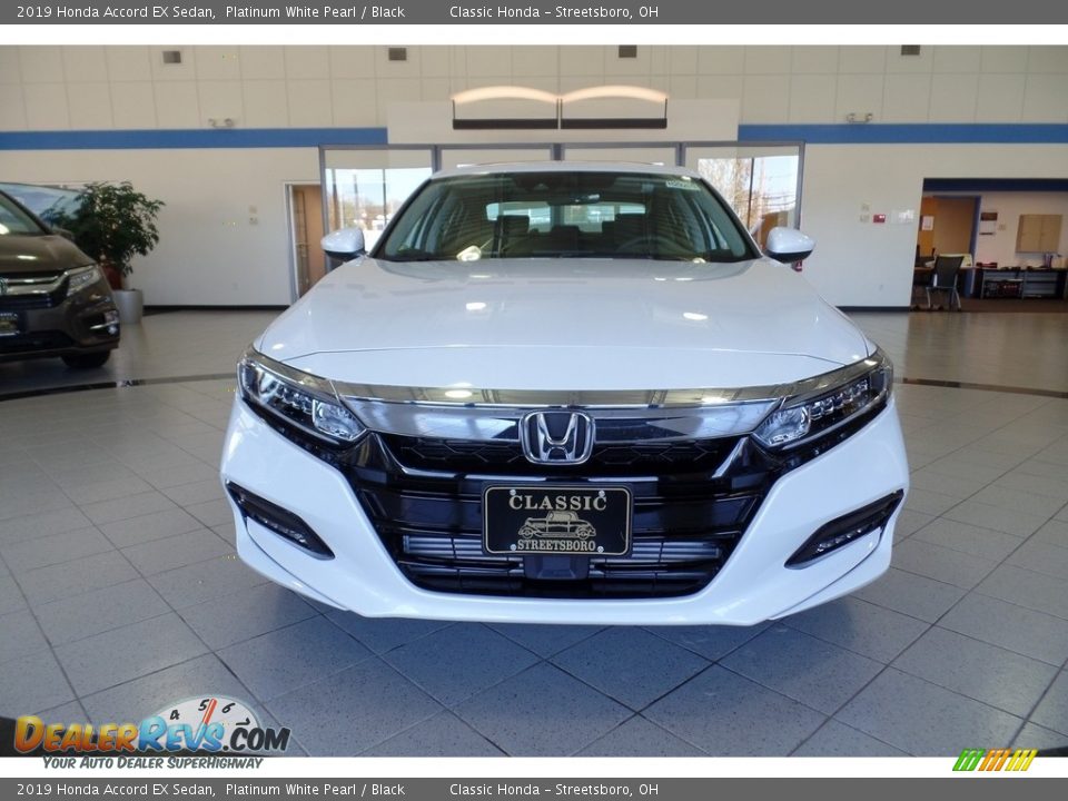 2019 Honda Accord EX Sedan Platinum White Pearl / Black Photo #2