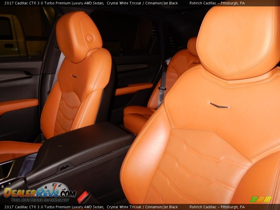 2017 Cadillac CT6 3.0 Turbo Premium Luxury AWD Sedan Crystal White Tricoat / Cinnamon/Jet Black Photo #17