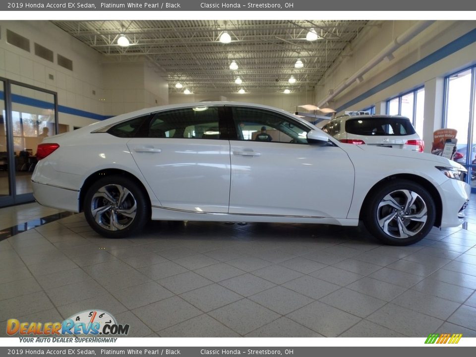 2019 Honda Accord EX Sedan Platinum White Pearl / Black Photo #4