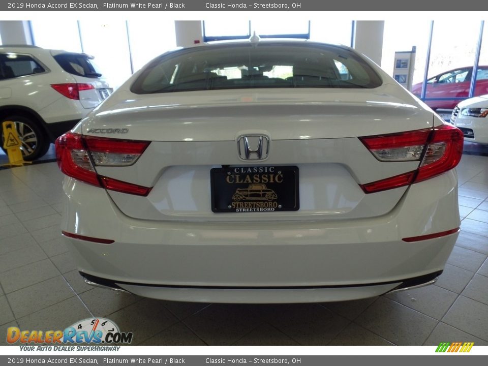 2019 Honda Accord EX Sedan Platinum White Pearl / Black Photo #6