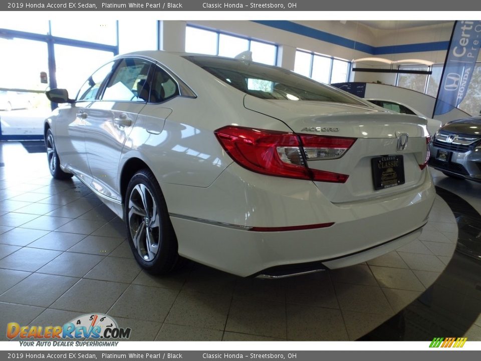 2019 Honda Accord EX Sedan Platinum White Pearl / Black Photo #7