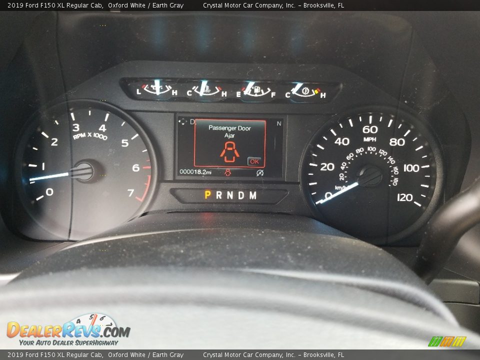 2019 Ford F150 XL Regular Cab Oxford White / Earth Gray Photo #13