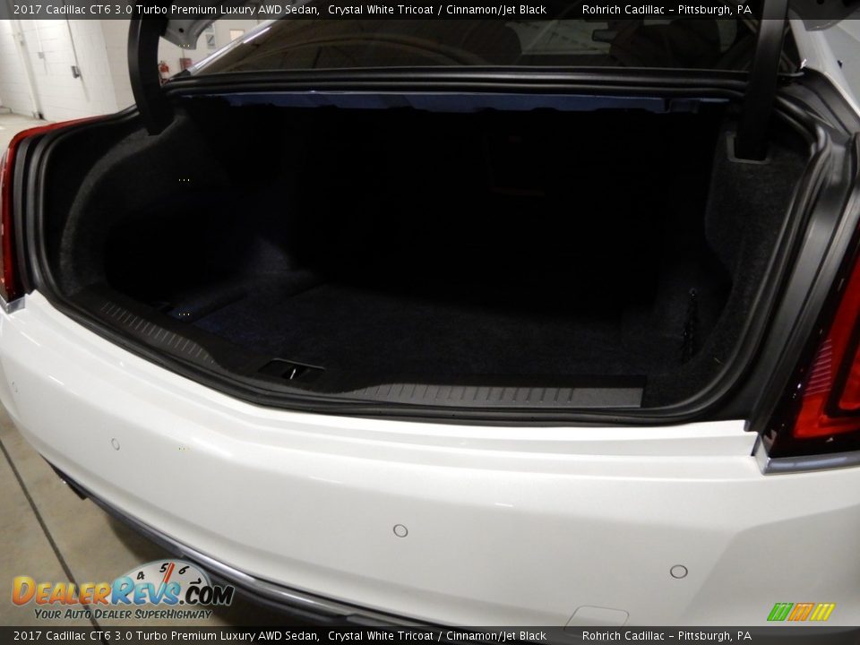 2017 Cadillac CT6 3.0 Turbo Premium Luxury AWD Sedan Crystal White Tricoat / Cinnamon/Jet Black Photo #22