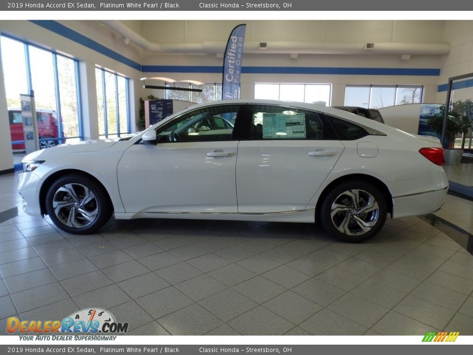 2019 Honda Accord EX Sedan Platinum White Pearl / Black Photo #8