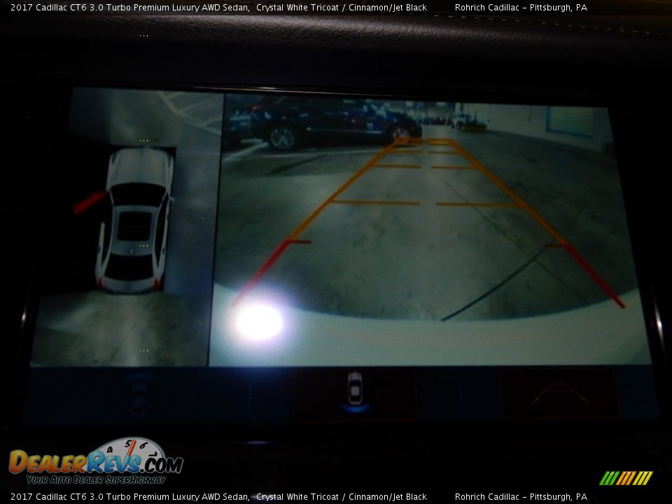 2017 Cadillac CT6 3.0 Turbo Premium Luxury AWD Sedan Crystal White Tricoat / Cinnamon/Jet Black Photo #25