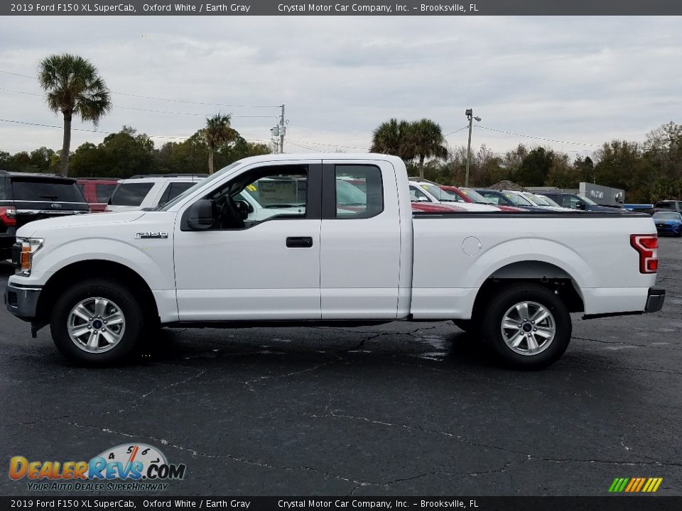 2019 Ford F150 XL SuperCab Oxford White / Earth Gray Photo #2