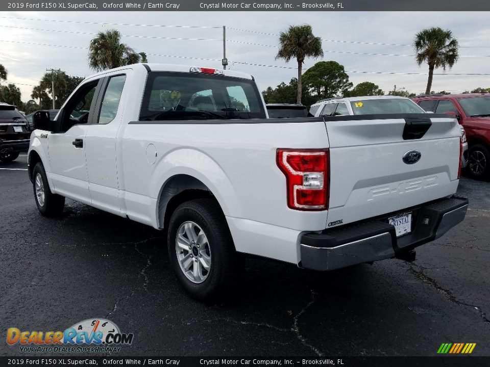 2019 Ford F150 XL SuperCab Oxford White / Earth Gray Photo #3