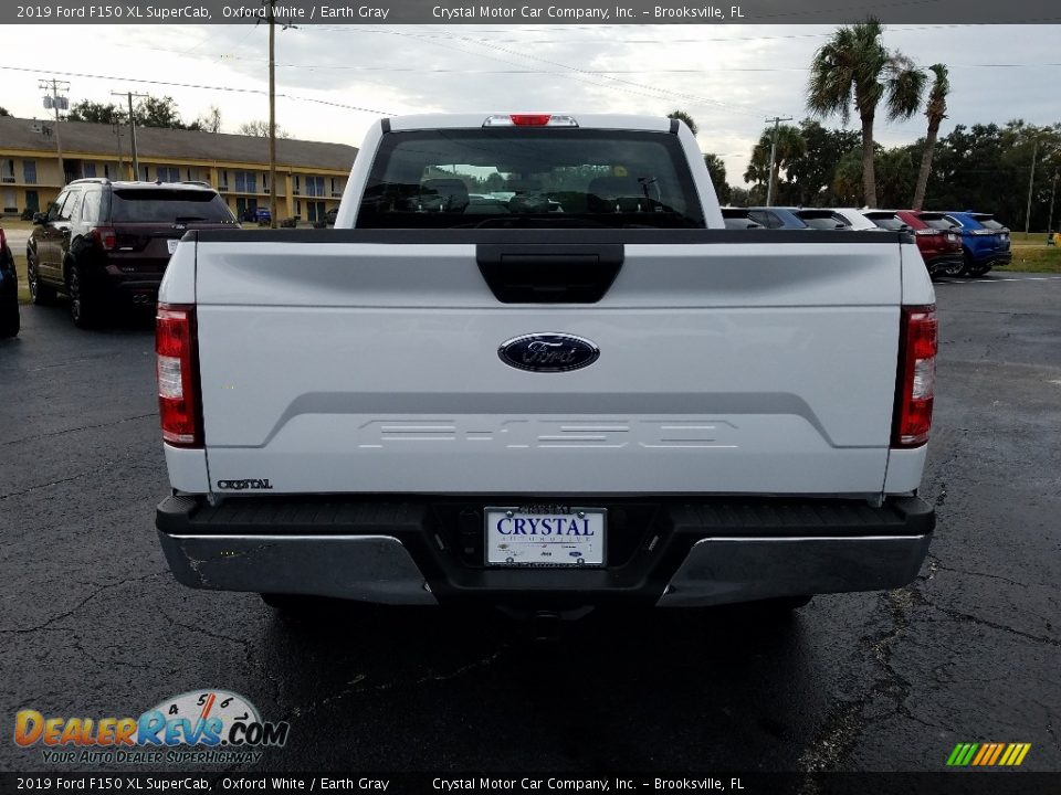 2019 Ford F150 XL SuperCab Oxford White / Earth Gray Photo #4
