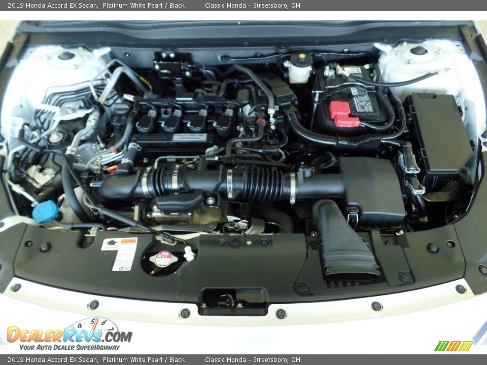 2019 Honda Accord EX Sedan Platinum White Pearl / Black Photo #22