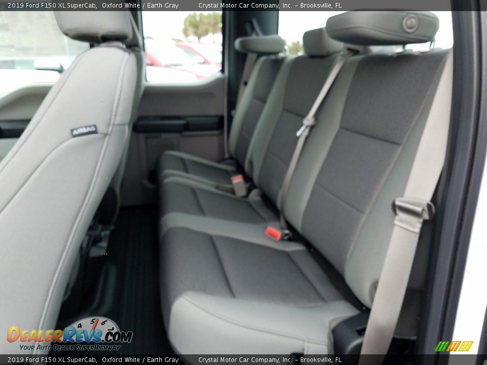 2019 Ford F150 XL SuperCab Oxford White / Earth Gray Photo #10
