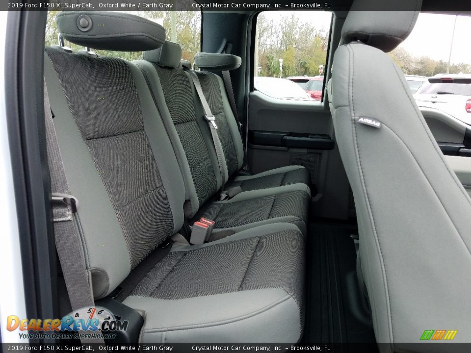 2019 Ford F150 XL SuperCab Oxford White / Earth Gray Photo #11