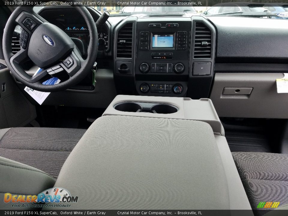 2019 Ford F150 XL SuperCab Oxford White / Earth Gray Photo #13