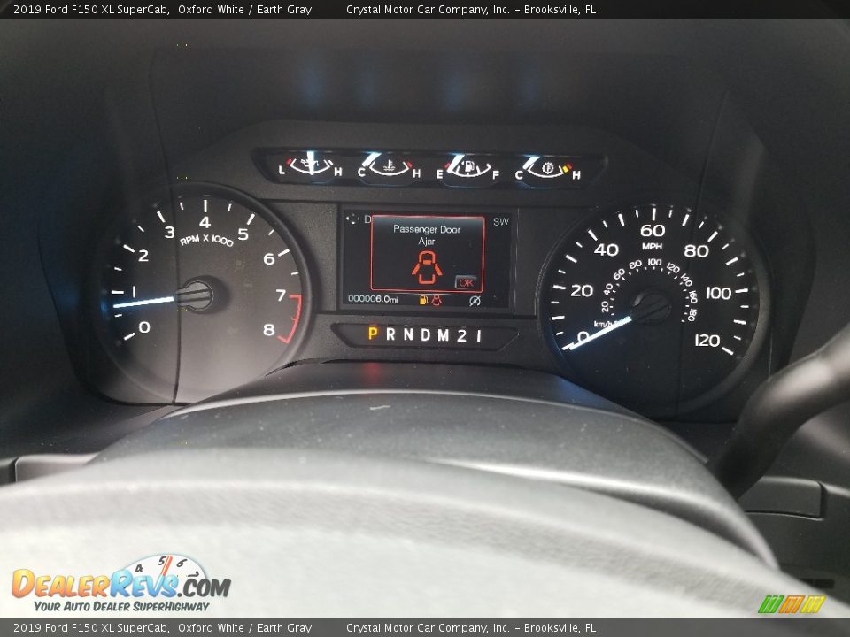 2019 Ford F150 XL SuperCab Oxford White / Earth Gray Photo #14