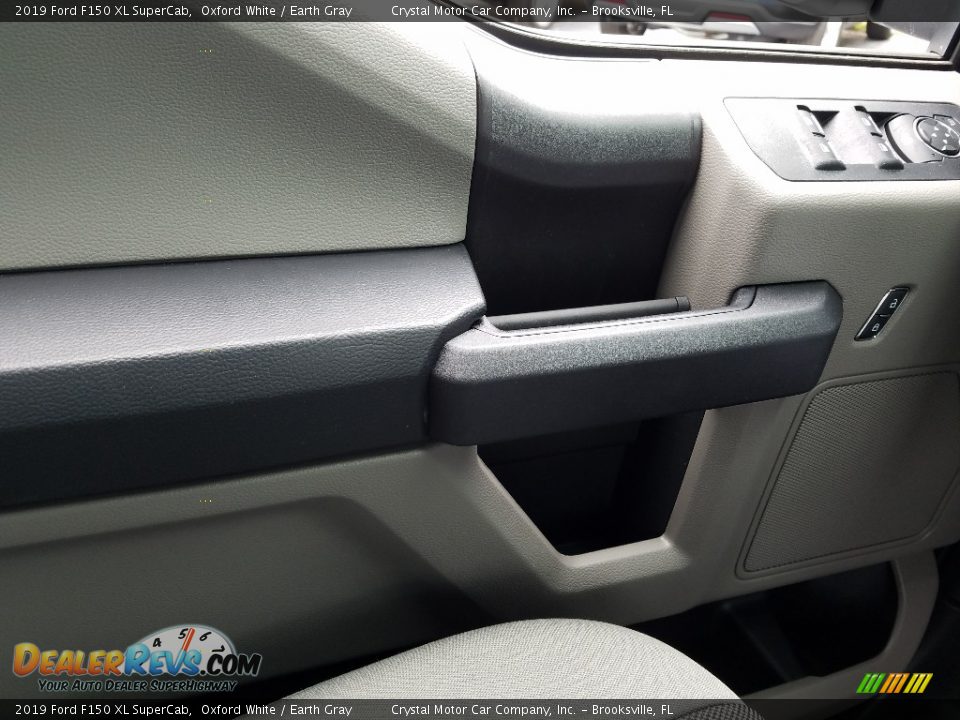 2019 Ford F150 XL SuperCab Oxford White / Earth Gray Photo #17