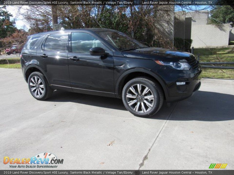 2019 Land Rover Discovery Sport HSE Luxury Santorini Black Metallic / Vintage Tan/Ebony Photo #1
