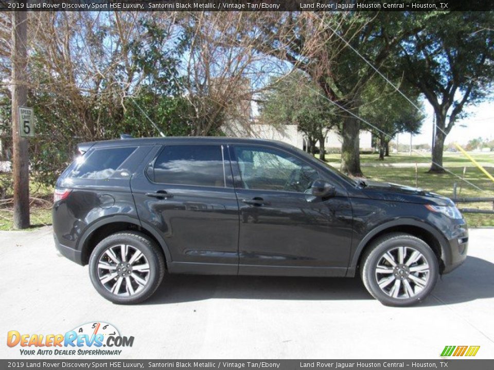 2019 Land Rover Discovery Sport HSE Luxury Santorini Black Metallic / Vintage Tan/Ebony Photo #6
