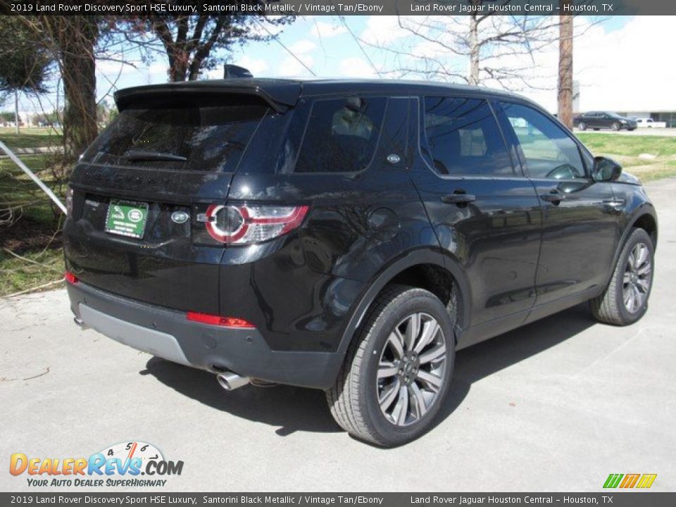2019 Land Rover Discovery Sport HSE Luxury Santorini Black Metallic / Vintage Tan/Ebony Photo #7
