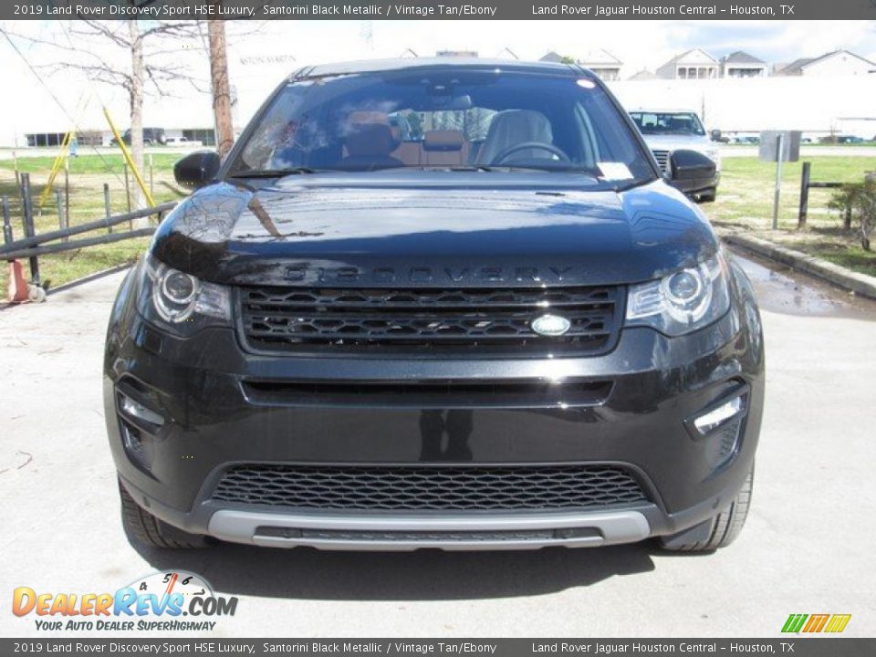 2019 Land Rover Discovery Sport HSE Luxury Santorini Black Metallic / Vintage Tan/Ebony Photo #9