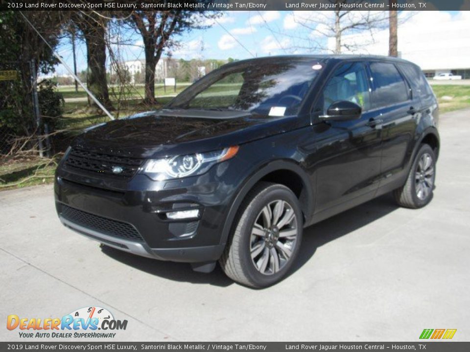 2019 Land Rover Discovery Sport HSE Luxury Santorini Black Metallic / Vintage Tan/Ebony Photo #10