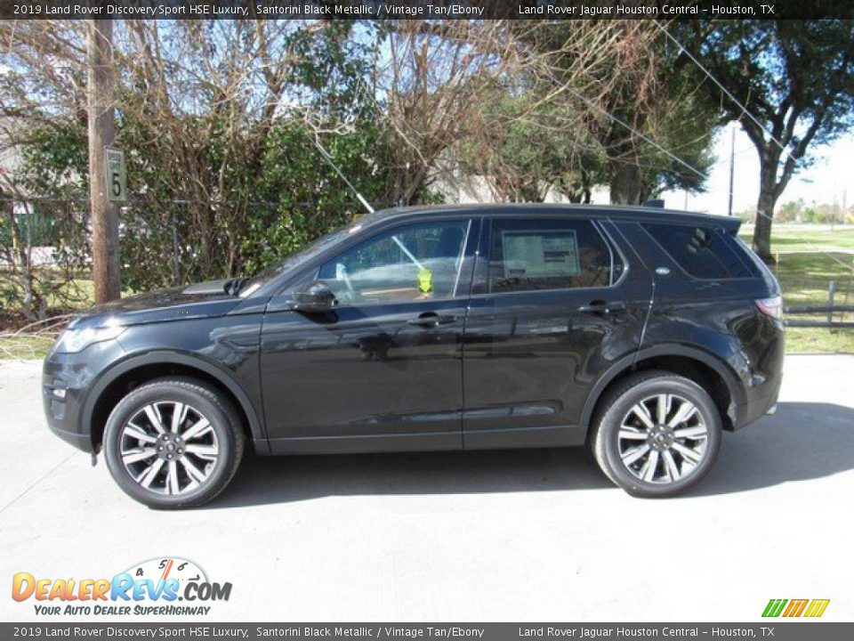 2019 Land Rover Discovery Sport HSE Luxury Santorini Black Metallic / Vintage Tan/Ebony Photo #11