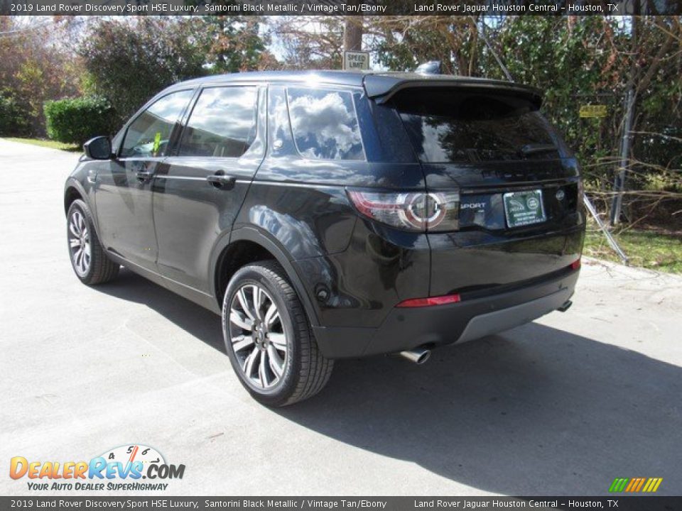 2019 Land Rover Discovery Sport HSE Luxury Santorini Black Metallic / Vintage Tan/Ebony Photo #12