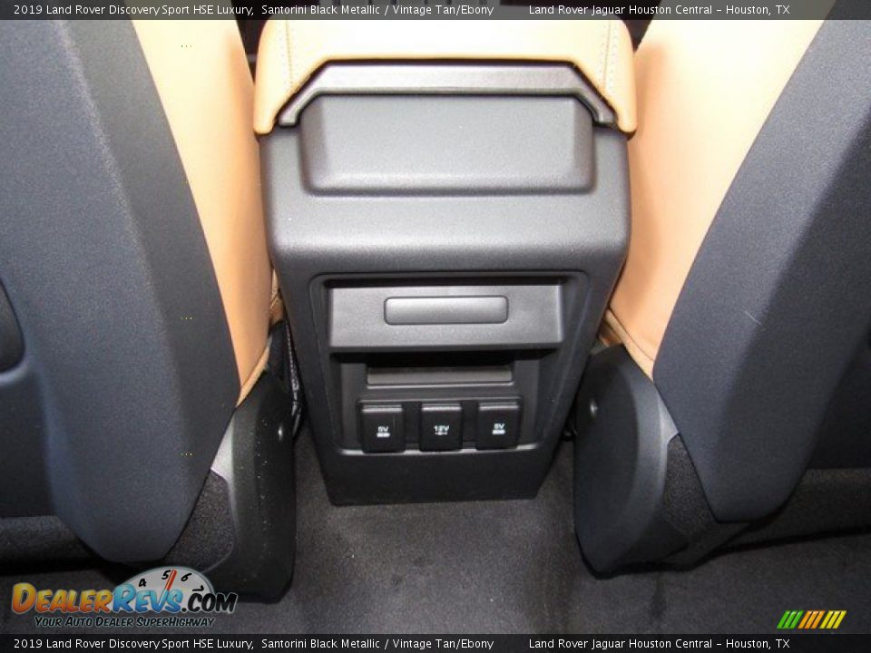 2019 Land Rover Discovery Sport HSE Luxury Santorini Black Metallic / Vintage Tan/Ebony Photo #16