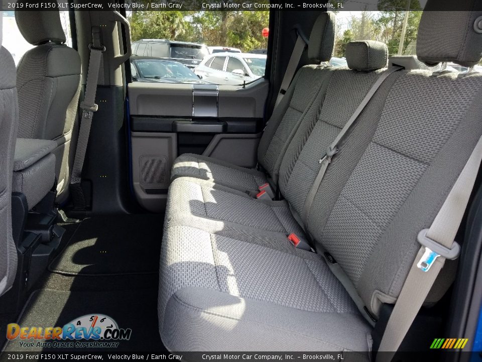 2019 Ford F150 XLT SuperCrew Velocity Blue / Earth Gray Photo #10