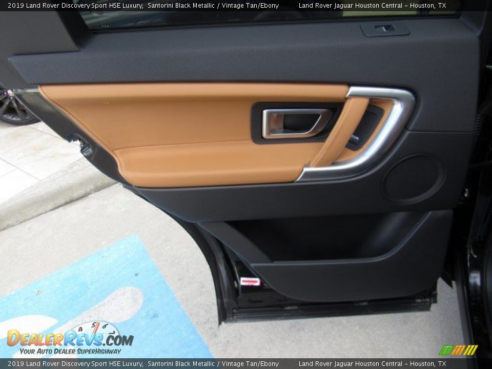 2019 Land Rover Discovery Sport HSE Luxury Santorini Black Metallic / Vintage Tan/Ebony Photo #23