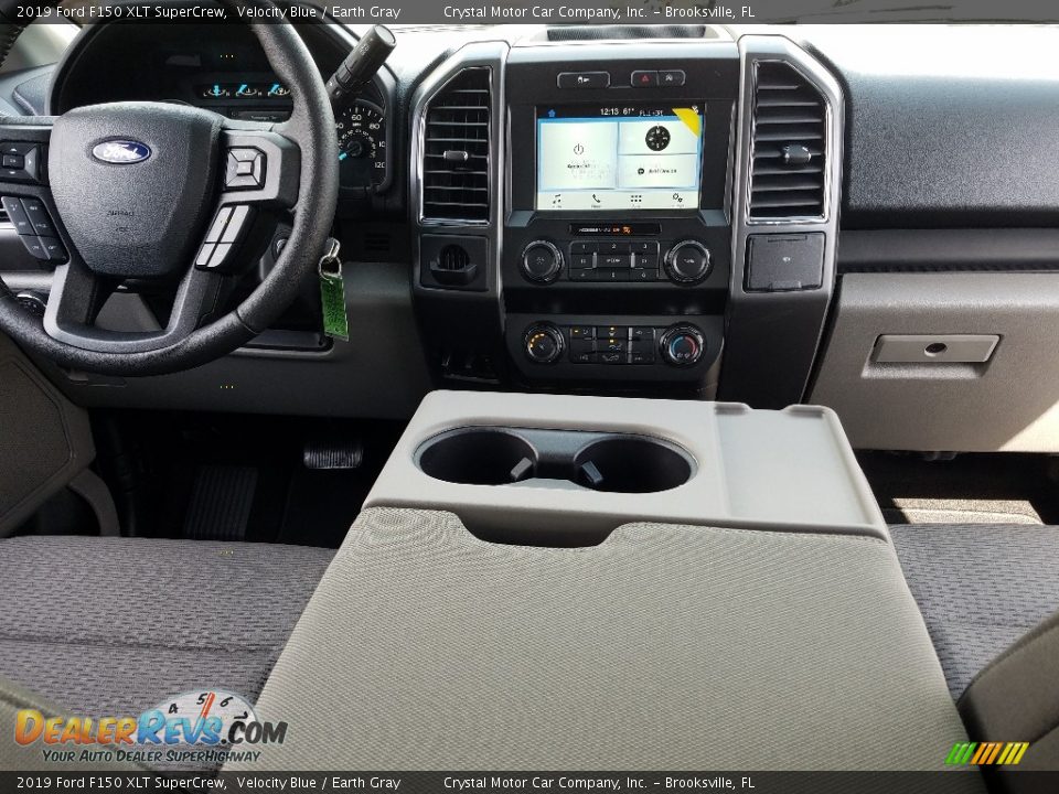2019 Ford F150 XLT SuperCrew Velocity Blue / Earth Gray Photo #13