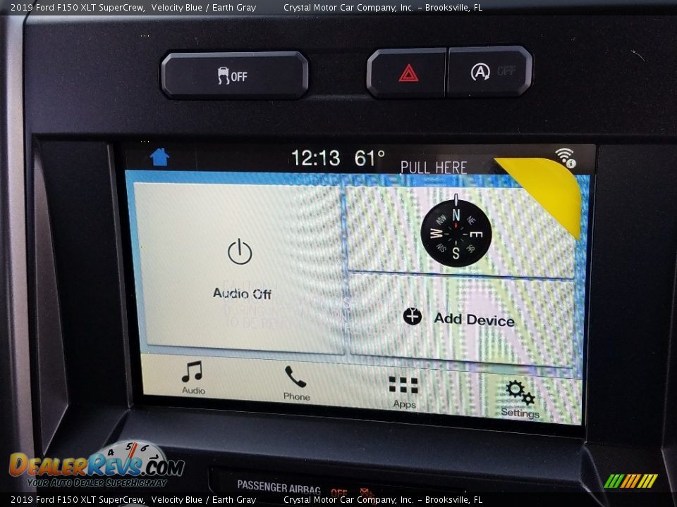 2019 Ford F150 XLT SuperCrew Velocity Blue / Earth Gray Photo #15