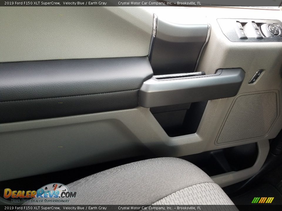 2019 Ford F150 XLT SuperCrew Velocity Blue / Earth Gray Photo #17