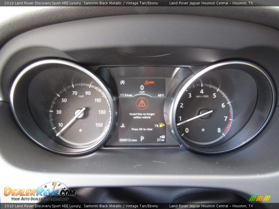 2019 Land Rover Discovery Sport HSE Luxury Santorini Black Metallic / Vintage Tan/Ebony Photo #31