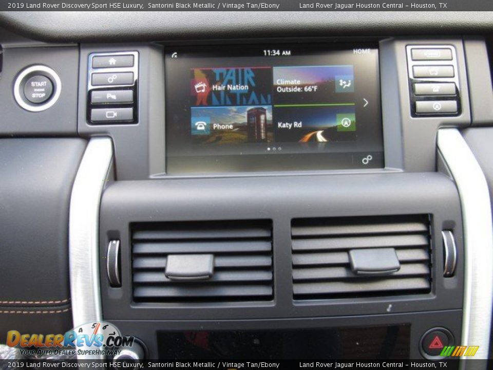 2019 Land Rover Discovery Sport HSE Luxury Santorini Black Metallic / Vintage Tan/Ebony Photo #32