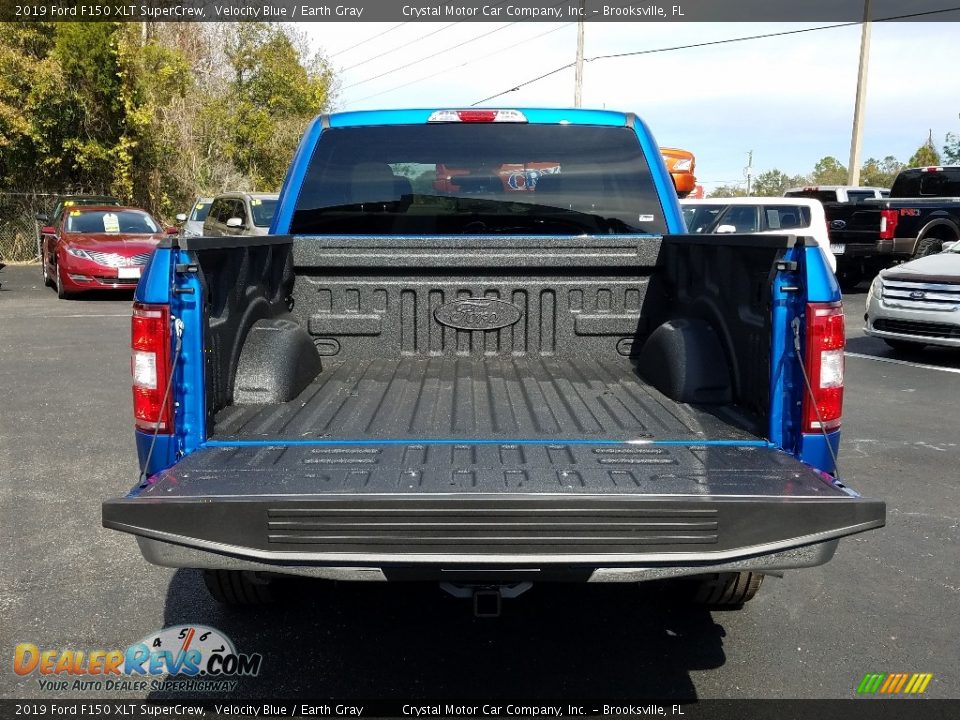 2019 Ford F150 XLT SuperCrew Velocity Blue / Earth Gray Photo #19