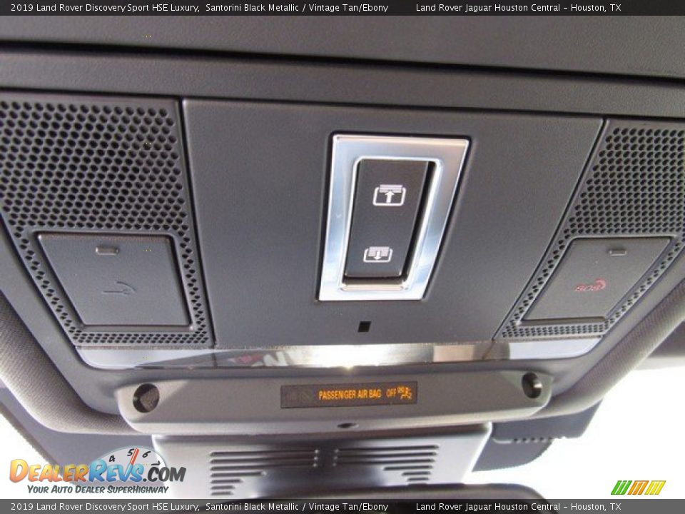 2019 Land Rover Discovery Sport HSE Luxury Santorini Black Metallic / Vintage Tan/Ebony Photo #36