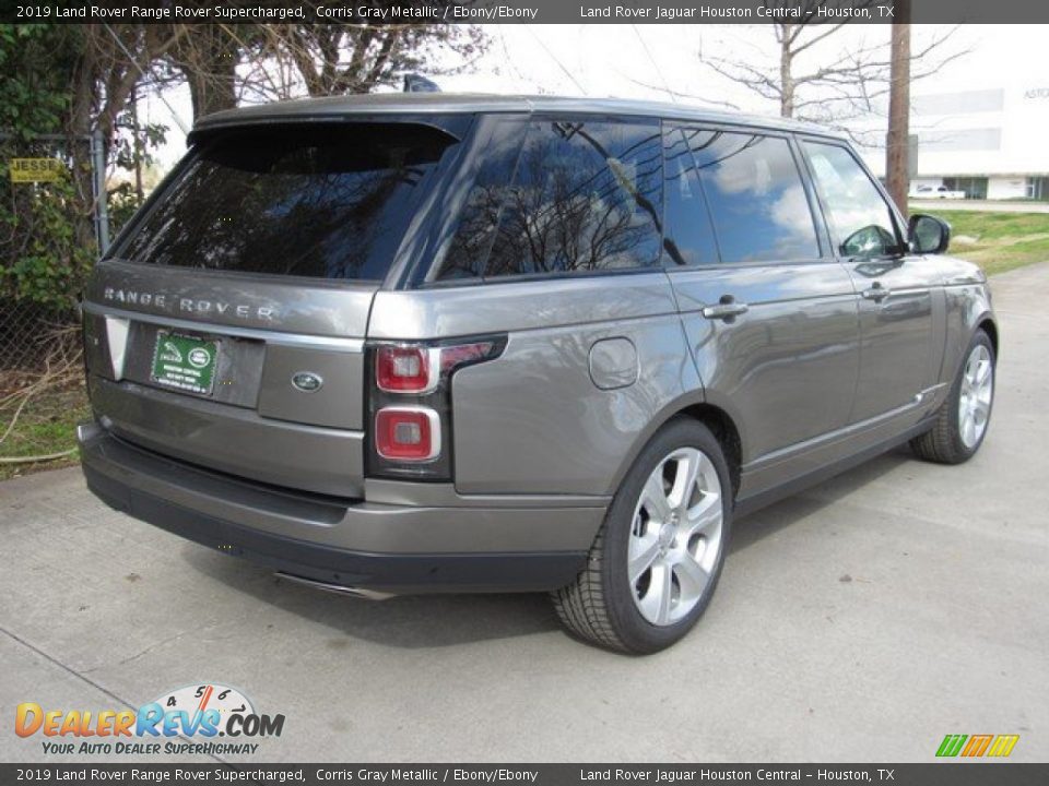 2019 Land Rover Range Rover Supercharged Corris Gray Metallic / Ebony/Ebony Photo #7