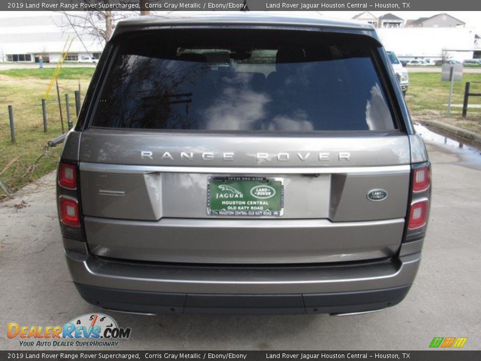 2019 Land Rover Range Rover Supercharged Corris Gray Metallic / Ebony/Ebony Photo #8
