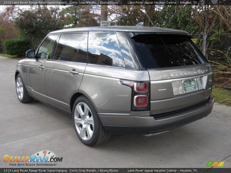 2019 Land Rover Range Rover Supercharged Corris Gray Metallic / Ebony/Ebony Photo #12