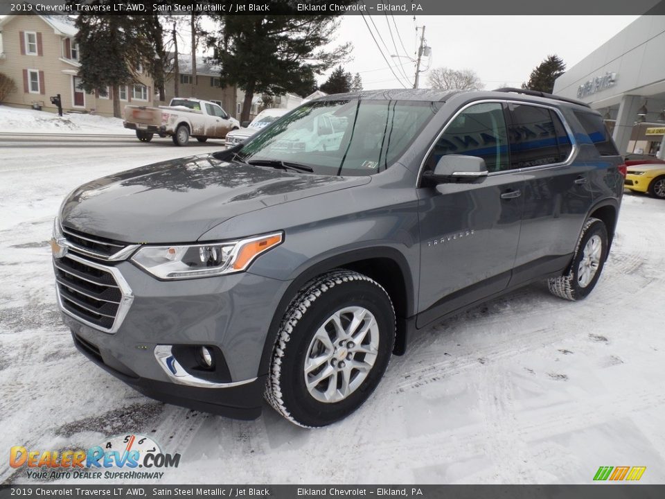 2019 Chevrolet Traverse LT AWD Satin Steel Metallic / Jet Black Photo #1
