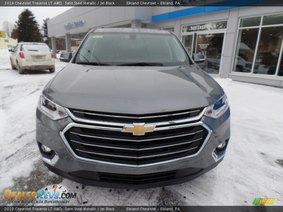 2019 Chevrolet Traverse LT AWD Satin Steel Metallic / Jet Black Photo #2