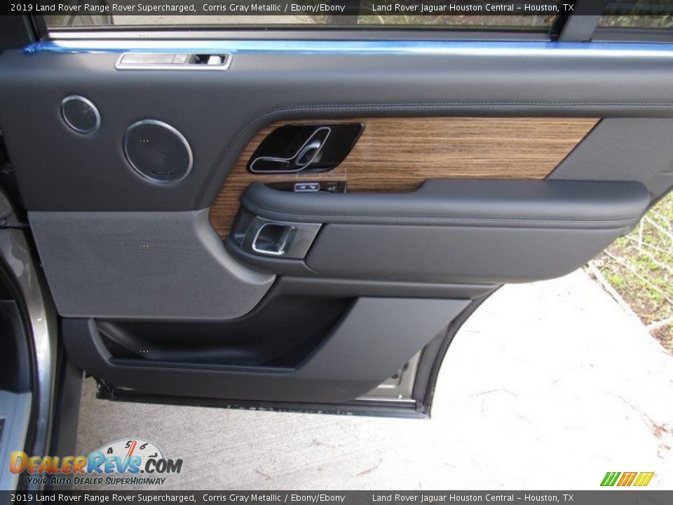 2019 Land Rover Range Rover Supercharged Corris Gray Metallic / Ebony/Ebony Photo #22