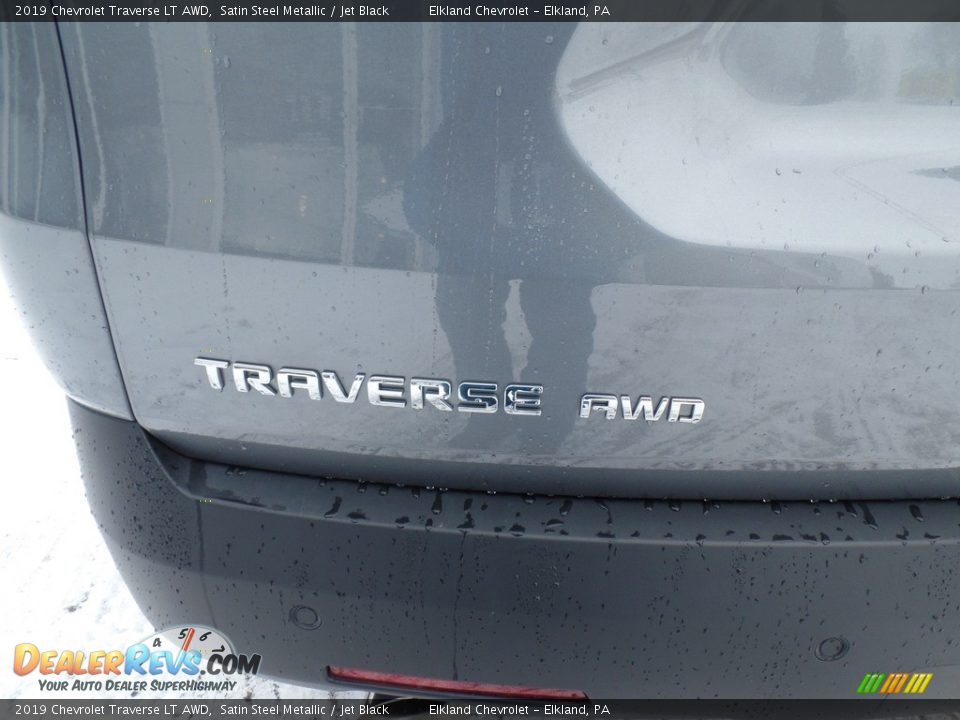 2019 Chevrolet Traverse LT AWD Satin Steel Metallic / Jet Black Photo #10