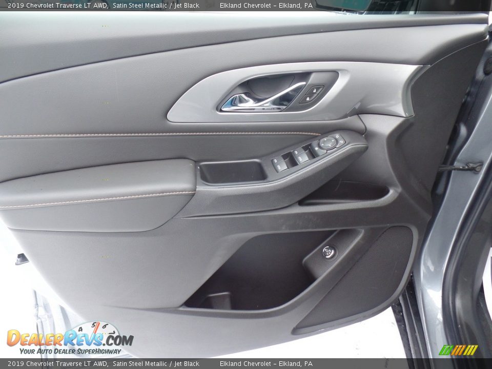 2019 Chevrolet Traverse LT AWD Satin Steel Metallic / Jet Black Photo #13