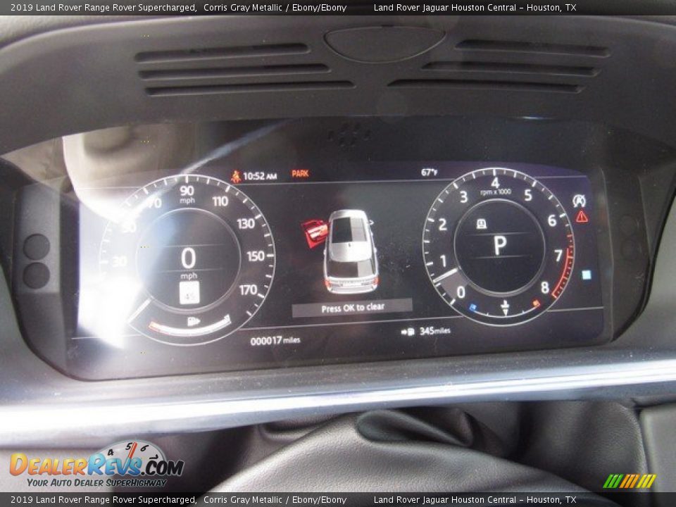 2019 Land Rover Range Rover Supercharged Corris Gray Metallic / Ebony/Ebony Photo #31