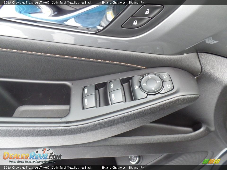2019 Chevrolet Traverse LT AWD Satin Steel Metallic / Jet Black Photo #14
