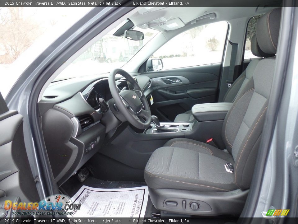 2019 Chevrolet Traverse LT AWD Satin Steel Metallic / Jet Black Photo #16