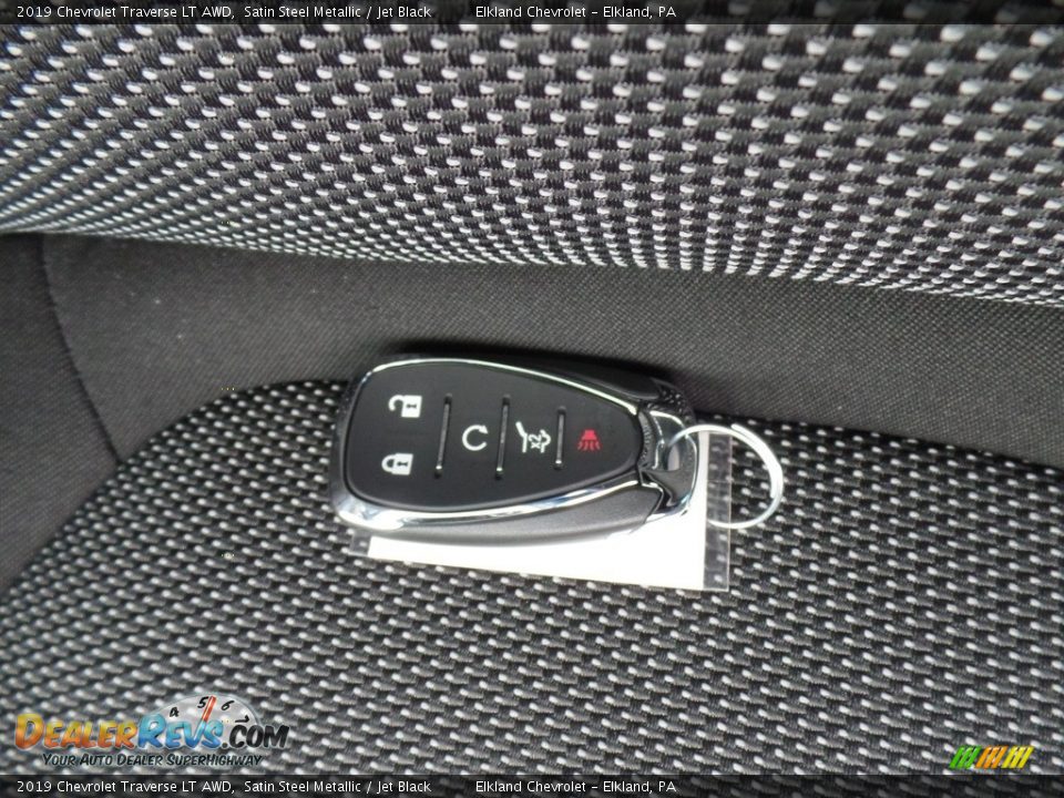 2019 Chevrolet Traverse LT AWD Satin Steel Metallic / Jet Black Photo #17